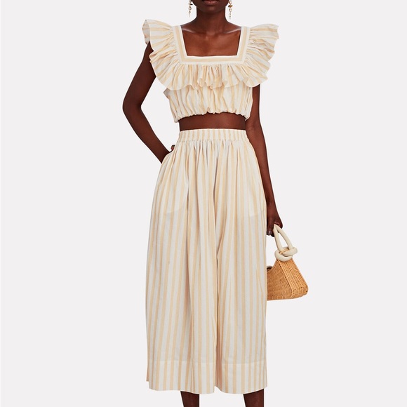 Acler Maxwell stripe top and skirt set. Size 4 - Picture 8 of 14